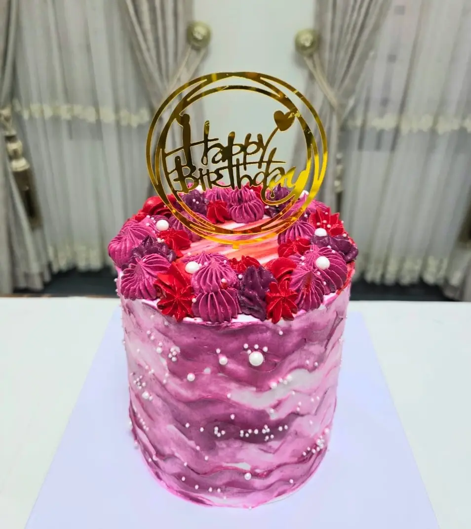 Blue wave elegant | CC 011 | Cakes by Nazaria